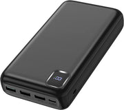 Enerwow Powerbank 50000mAh,PD 20W Power Bank USB C Schnellladefunktion Externer Handyakkus Kompatibel mit iPhone, iPad,Samsung,Huawei